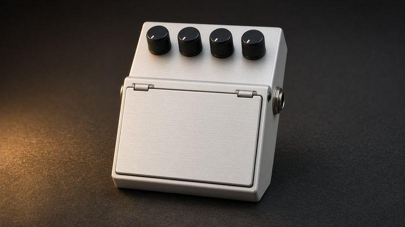Illustration of a Boss DD-8 Digital Delay - AI-generated, not a photo of the exact product