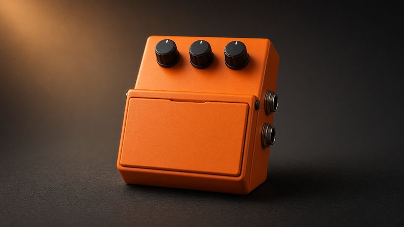 Illustration of a Boss DS-1 Distortion - AI-generated, not a photo of the exact product