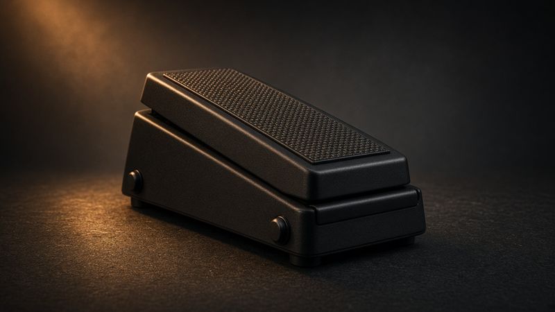 Illustration of a Dunlop Cry Baby Wah GCB95 - AI-generated, not a photo of the exact product