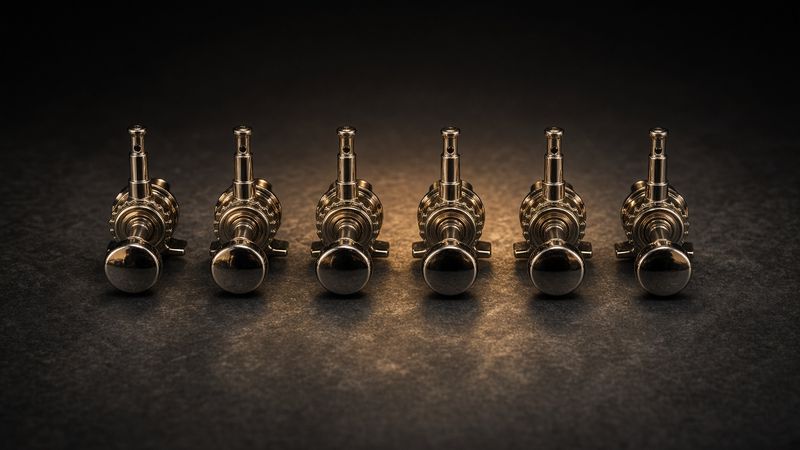Illustration of a Fender Locking Tuners (Strat/Tele style) - AI-generated, not a photo of the exact product