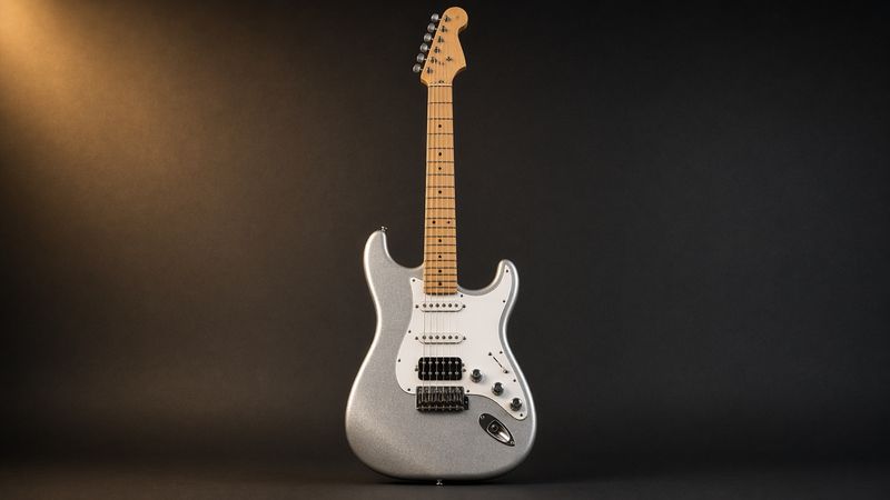 Illustration of a Fender Player Stratocaster HSS - AI-generated, not a photo of the exact product